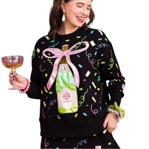 NEW Brianna Cannon Champagne Celebration Sweatshirt $155